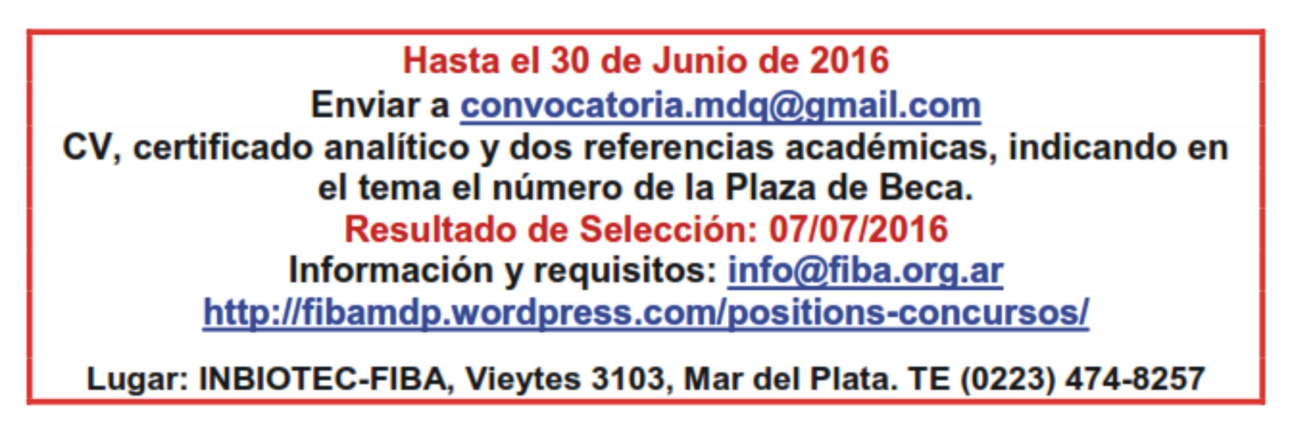 BECAS Nueva fecha