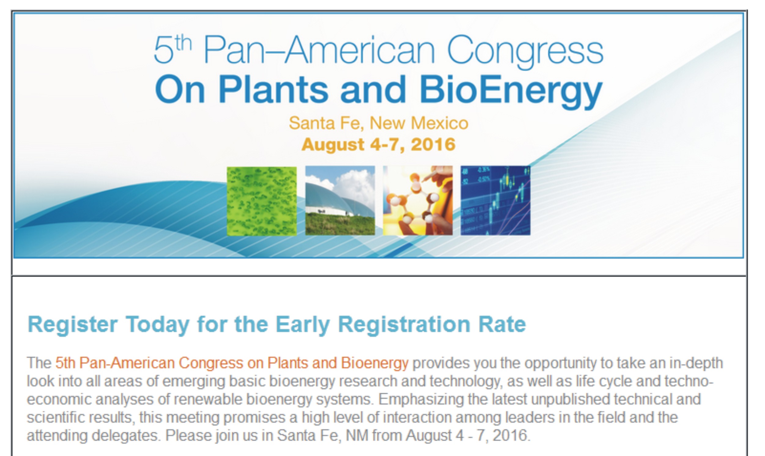 Congress Bioenergy